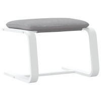 vidaXL Footstool Light Gray 20.1