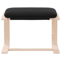 vidaXL Footstool Black 20.1