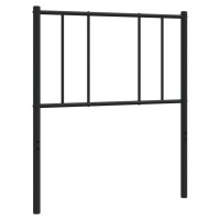 vidaXL Metal Headboard Black 39.4