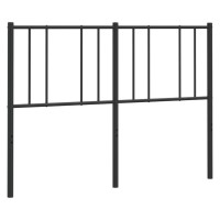 vidaXL Metal Headboard Black 53.1