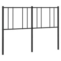 vidaXL Metal Headboard Black 59.1