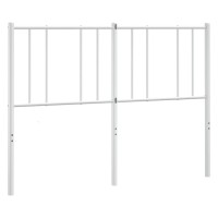 vidaXL Metal Headboard White 53.1