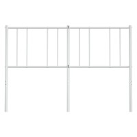 vidaXL Metal Headboard White 59.1