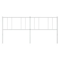 vidaXL Metal Headboard White 70.9