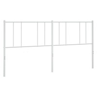 vidaXL Metal Headboard White 70.9