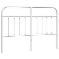 vidaXL Metal Headboard White 59.1