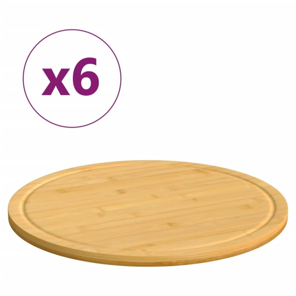 vidaXL Chopping Boards 6 pcs 脴11.8