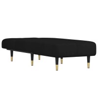 Vidaxl Chaise Longue Black Velvet