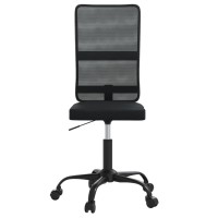 vidaXL Office Chair Black Mesh Fabric