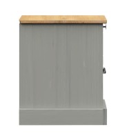 vidaXL Bedside Cabinet VIGO Gray 16.5