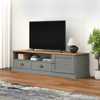 vidaXL TV Stand VIGO Gray 61.4