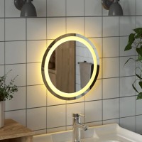 Vidaxl Led Bathroom Mirror 15.7 Round