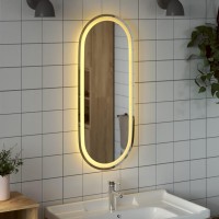 Vidaxl Led Bathroom Mirror 35.4X15.7 Oval