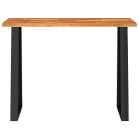 vidaXL Console Table with Live Edge 43.3