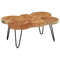 Vidaxl Coffee Table 14.2 6 Trunks Solid Wood Acacia