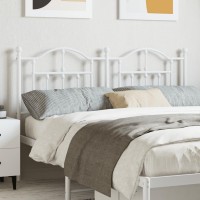 vidaXL Metal Headboard White 53.1