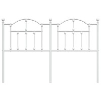 vidaXL Metal Headboard White 53.1