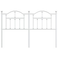 vidaXL Metal Headboard White 59.1