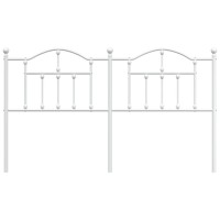 Vidaxl Metal Headboard White 70.9