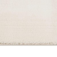 Vidaxl Shaggy Rug Cream White 4'X6' Polyester