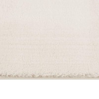 Vidaxl Shaggy Rug Cream White 7'X9' Polyester