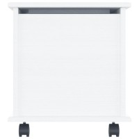 vidaXL Storage Chest with Wheels ALTA White 28.7