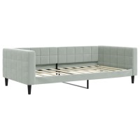 Vidaxl Day Bed Light Gray 39.4X74.8 Velvet