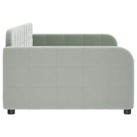 vidaXL Day Bed Light Gray 39.4