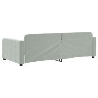 vidaXL Day Bed Light Gray 39.4