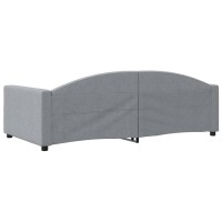 vidaXL Day Bed Light Gray 39.4