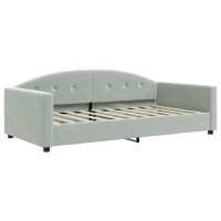 Vidaxl Day Bed Light Gray 39.4X74.8 Velvet