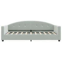 Vidaxl Day Bed Light Gray 39.4X74.8 Velvet