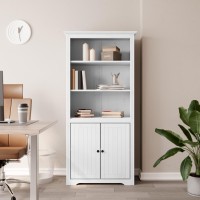 Vidaxl Bookcase Bodo White 31.5X15.7X67.7 Solid Wood Pine