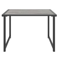 Vidaxl Patio Table Anthracite 21.7X15.7X14.6 Steel