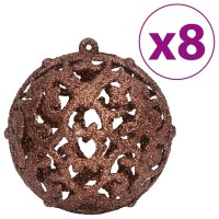 vidaXL Christmas Baubles 100 pcs Brown 1.2