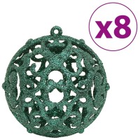 vidaXL Christmas Baubles 100 pcs Green 1.2