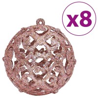 vidaXL Christmas Baubles 100 pcs Pink and Rose 1.2