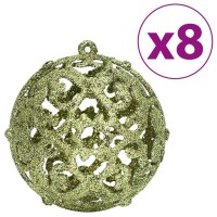 vidaXL Christmas Baubles 100 pcs Light Green 1.2