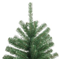 vidaXL Artificial Hinged Christmas Tree with Stand Green 82.7