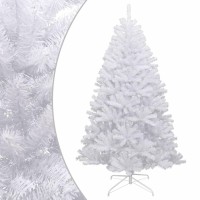 vidaXL Artificial Hinged Christmas Tree with Flocked Snow 70.9