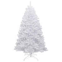 vidaXL Artificial Hinged Christmas Tree with Flocked Snow 70.9