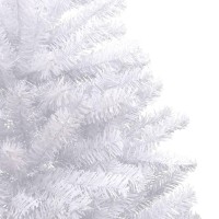 vidaXL Artificial Hinged Christmas Tree with Flocked Snow 70.9