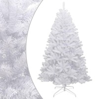 vidaXL Artificial Hinged Christmas Tree with Flocked Snow 82.7