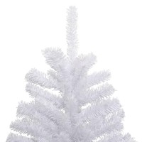 vidaXL Artificial Hinged Christmas Tree with Flocked Snow 82.7