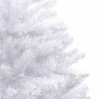 vidaXL Artificial Hinged Christmas Tree with Flocked Snow 82.7