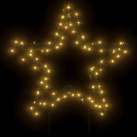 vidaXL Christmas Light Decoration with Spikes Star 80 LEDs 23.6