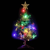 vidaXL Mini Artificial Pre-lit Christmas Tree with 20 LEDs Green 17.7