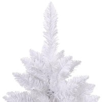 vidaXL Artificial Hinged Christmas Tree with Stand White 70.9