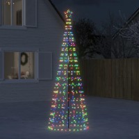 vidaXL Christmas Tree Light with Spikes 570 LEDs Colorful 118.1