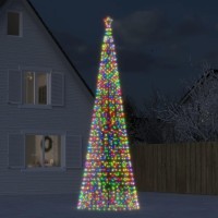 vidaXL Christmas Tree Light with Spikes 1554 LEDs Colorful 196.9